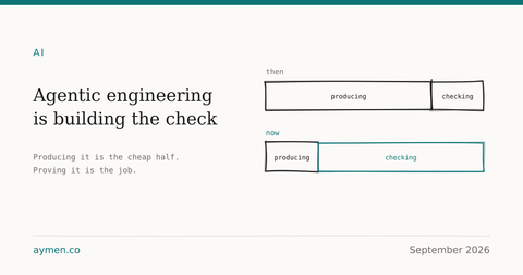 Agentic Engineering Is Building the Check